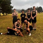 Roanoke Rapids Yellowjackets Boys Varsity Cross Country Fall 25-26 team photo.