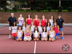 Wake Forest Cougars Girls Varsity Tennis Fall 26-27 team photo.