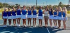 Randleman Tigers Girls Varsity Tennis Fall 26-27 team photo.