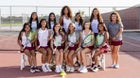 Independence Falcons Girls Varsity Tennis Fall 26-27 team photo.