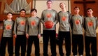 Valley Christian Academy Lions Boys Varsity Basketball Winter 15-16 team photo.