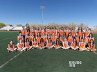 Los Lunas Tigers Girls Varsity Track & Field Spring 15-16 team photo.