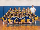 Lisbon Central Golden Knights Co-ed Varsity Cheer Winter 19-20 team photo.