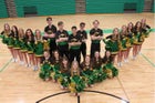 Lakeland Hawks Co-ed Varsity Cheer Winter 19-20 team photo.