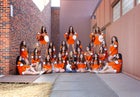 Artesia Bulldogs Co-ed Varsity Cheer Winter 19-20 team photo.