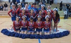 McCurdy Bobcats Co-ed Varsity Cheer Winter 19-20 team photo.