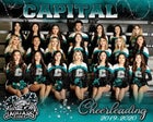 Capital Jaguars Co-ed Varsity Cheer Winter 19-20 team photo.