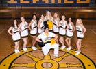 Ilwaco Fishermen Co-ed Varsity Cheer Winter 19-20 team photo.