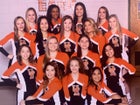 Union-Endicott Tigers Co-ed Varsity Cheer Winter 19-20 team photo.