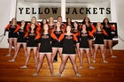 Clayton Yellowjackets Co-ed Varsity Cheer Winter 19-20 team photo.