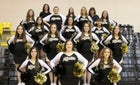 Raton Tigers Co-ed Varsity Cheer Winter 19-20 team photo.