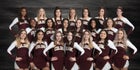 Colonie Central Wolfpack Co-ed Varsity Cheer Winter 19-20 team photo.
