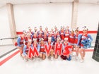 Marsh Valley Eagles Co-ed Varsity Cheer Winter 19-20 team photo.