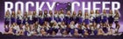 Rocky Mountain Grizzlies Co-ed Varsity Cheer Winter 19-20 team photo.