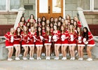 Weiser Wolverines Co-ed Varsity Cheer Winter 19-20 team photo.
