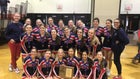 Chenango Forks Blue Devils Co-ed Varsity Cheer Winter 19-20 team photo.