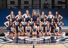 Rio Rancho Rams Co-ed Varsity Cheer Winter 19-20 team photo.