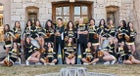 St. Pius X Sartans Co-ed Varsity Cheer Winter 19-20 team photo.