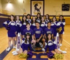 Kirtland Central Broncos Co-ed Varsity Cheer Winter 19-20 team photo.