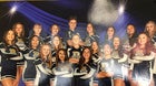 Ruidoso Warriors Co-ed Varsity Cheer Winter 19-20 team photo.