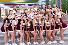 Valley Vikings Co-ed Varsity Cheer Winter 19-20 team photo.