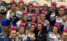 Shaker Bison Co-ed Varsity Cheer Winter 19-20 team photo.