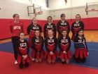 Groton Red Hawks Co-ed Varsity Cheer Winter 19-20 team photo.