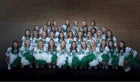 Blackfoot Broncos Co-ed Varsity Cheer Winter 19-20 team photo.