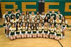 Bonneville Bees Co-ed Varsity Cheer Winter 19-20 team photo.