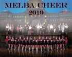 Melba Mustangs Co-ed Varsity Cheer Winter 19-20 team photo.