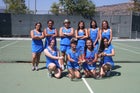 Fillmore Flashes Girls Varsity Tennis Fall 16-17 team photo.