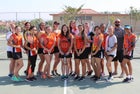 Coalinga Horned Toads Girls Varsity Tennis Fall 16-17 team photo.