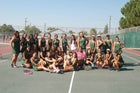 Manteca Buffaloes Girls Varsity Tennis Fall 16-17 team photo.