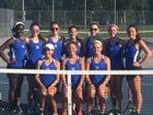 Maiden Blue Devils Girls Varsity Tennis Fall 16-17 team photo.