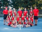 Carondelet Cougars Girls Varsity Tennis Fall 16-17 team photo.