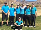 Santa Teresa Warriors Boys Varsity Golf Spring 14-15 team photo.