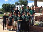 Farmington Scorpions Boys Varsity Golf Spring 14-15 team photo.