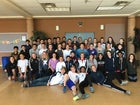 Santa Fe Prep Blue Griffin Girls Varsity Track & Field Spring 16-17 team photo.