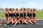 Capitan Tigers Girls Varsity Track & Field Spring 16-17 team photo.