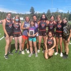 Capitan Tigers Girls Varsity Track & Field Spring 20-21 team photo.