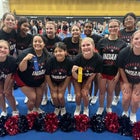 Strasburg Indians Co-ed Varsity Cheer Fall 24-25 team photo.