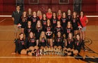 Pea Ridge Blackhawks Girls Varsity Volleyball Fall 17-18 team photo.