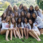 Canyon Crest Academy Ravens Girls Varsity Volleyball Fall 17-18 team photo.