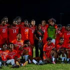 Boyd Anderson Cobras Boys Varsity Soccer Winter 25-26 team photo.