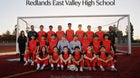 Redlands East Valley Wildcats Boys Varsity Soccer Winter 25-26 team photo.