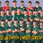 Pampa Harvesters Boys Varsity Soccer Winter 25-26 team photo.