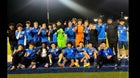 Davis Sr. Blue Devils Boys Varsity Soccer Winter 25-26 team photo.