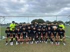 Coral Reef Barracudas Boys Varsity Soccer Winter 25-26 team photo.