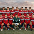 Stratford Prep Lions Boys Varsity Soccer Winter 25-26 team photo.