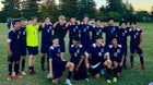 Trinity Prep Crusaders Boys Varsity Soccer Winter 25-26 team photo.